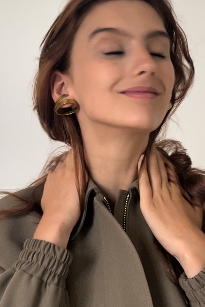 boucle d'oreille vice & versa laiton à clip