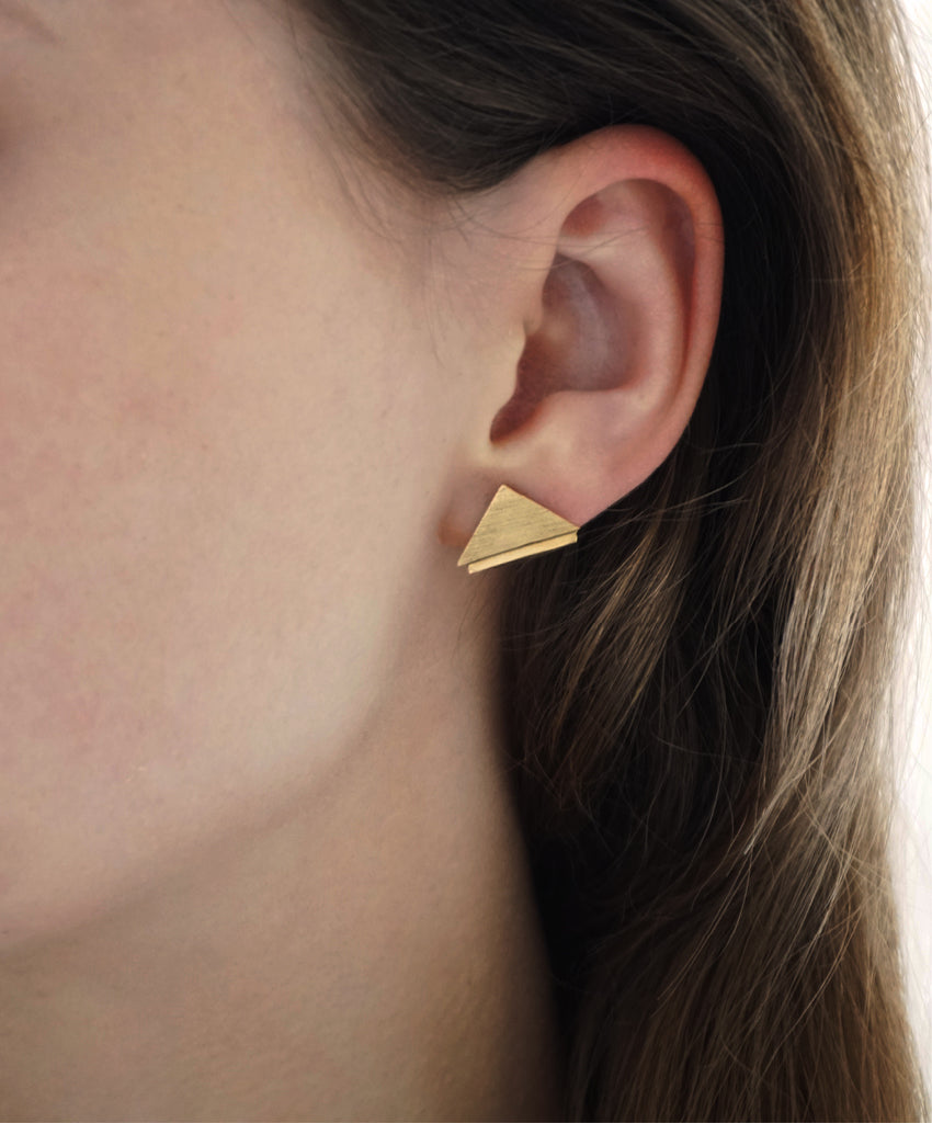 Boucles d'oreilles ORIGAMI - De Maarse Paris, le bijou d'artiste qui vous rend unique