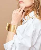 bracelet MANCHETTE 6 CM - De Maarse Paris, le bijou d'artiste qui vous rend unique