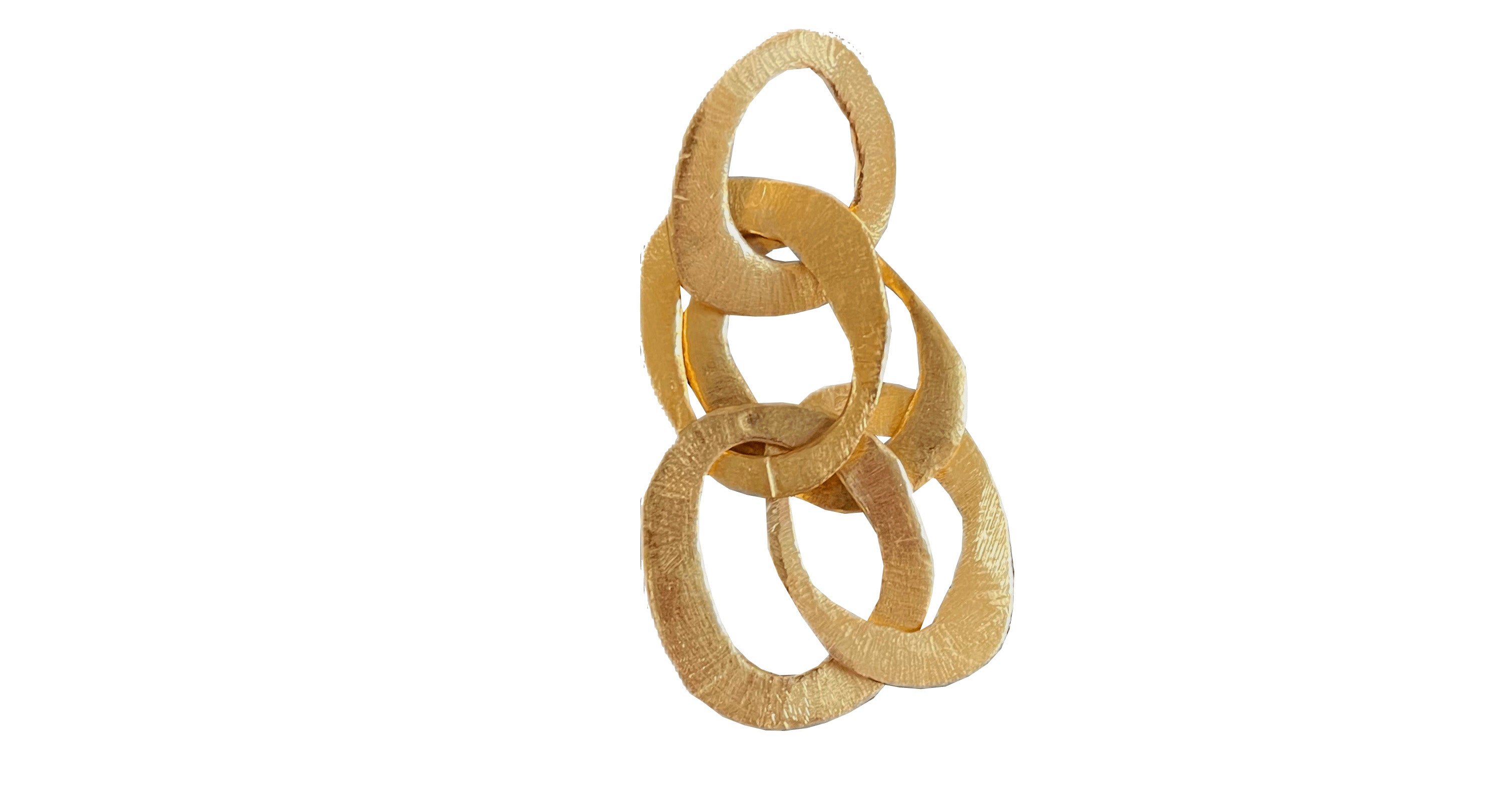 Boucle d'oreilles GEOLOGY 5 anneaux