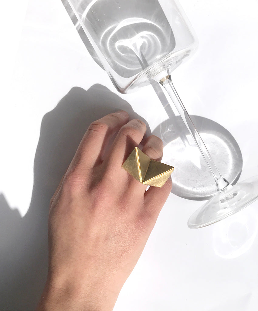 Bague ORIGAMI - De Maarse Paris, le bijou d'artiste qui vous rend unique