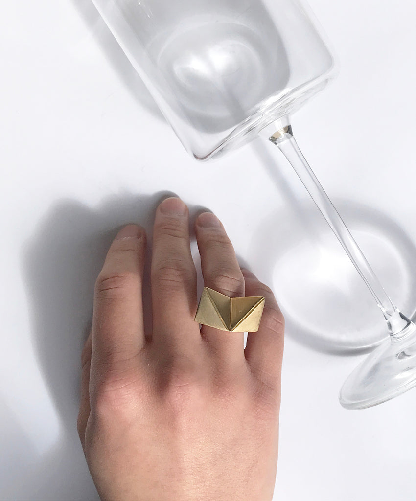 Bague ORIGAMI - De Maarse Paris, le bijou d'artiste qui vous rend unique