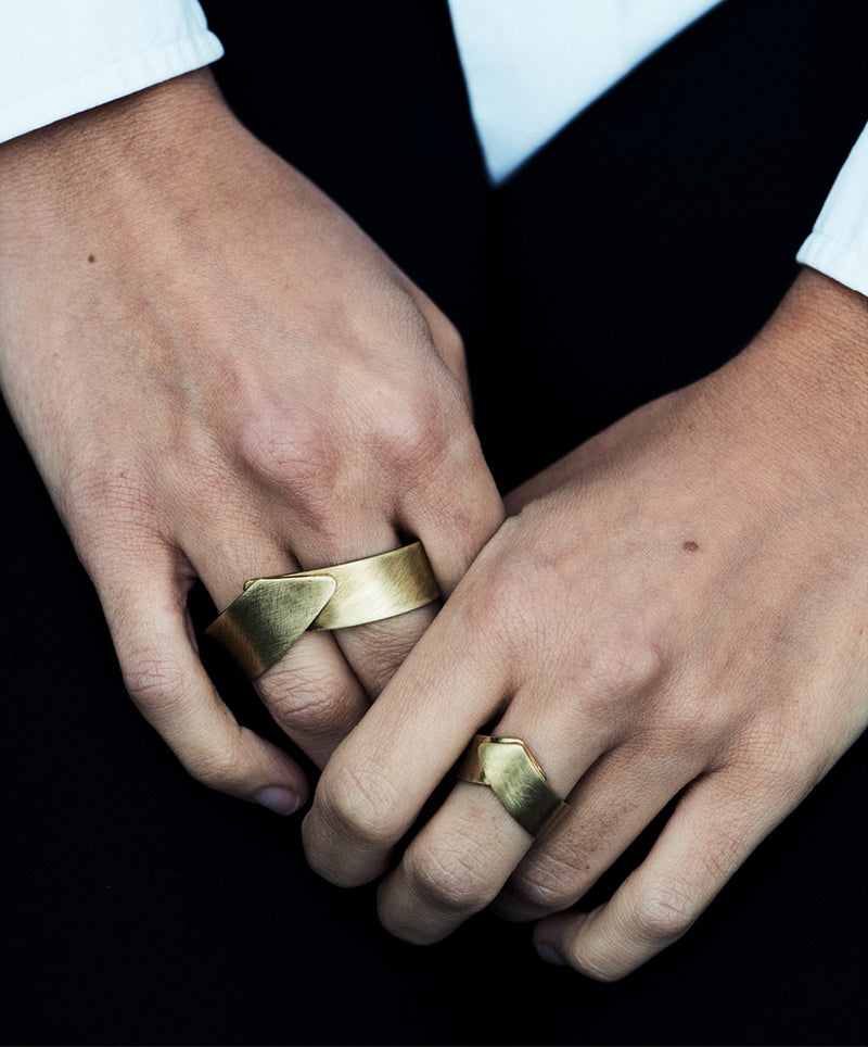 Bague OFFICER 2 doigts - De Maarse Paris, le bijou d'artiste qui vous rend unique