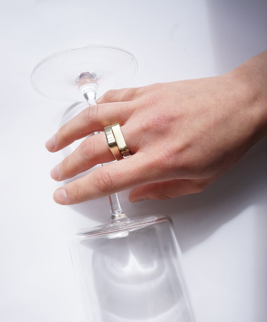 Bague SQUARE fine femme - De Maarse Paris, le bijou d'artiste qui vous rend unique