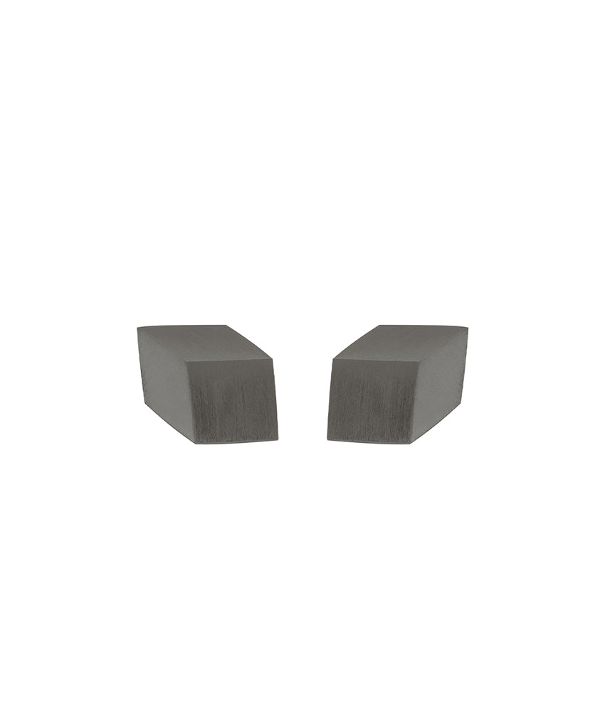 Earrings CUBE TROMPE L'OEIL - De Maarse Paris, the artist jewellery that makes you unique