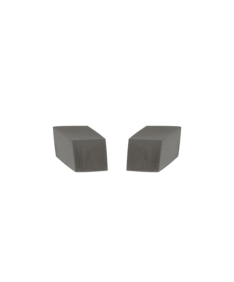 Earrings CUBE TROMPE L'OEIL - De Maarse Paris, the artist jewellery that makes you unique