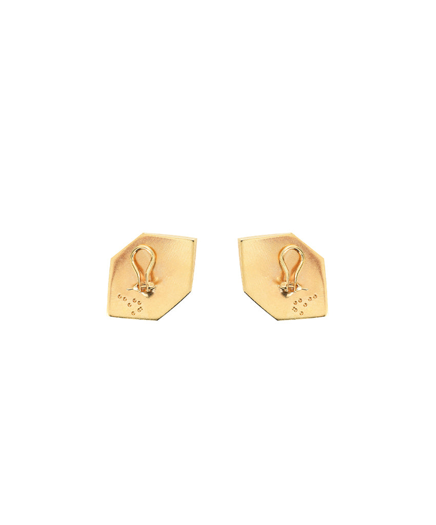 Earrings CUBE TROMPE L'OEIL - De Maarse Paris, the artist jewellery that makes you unique