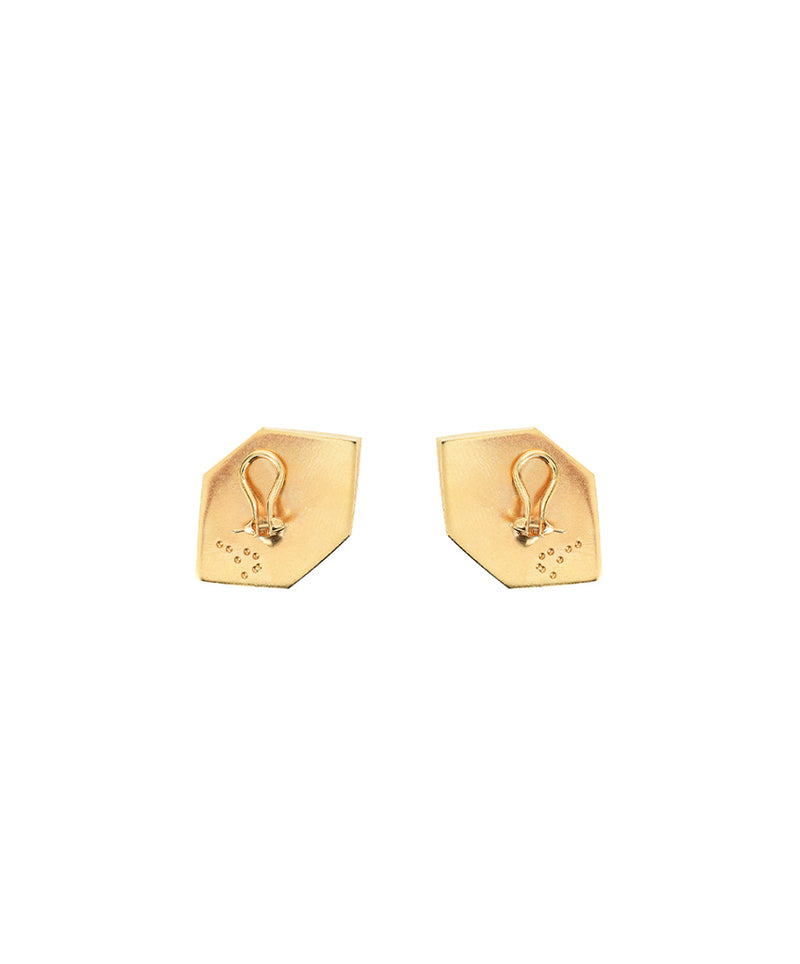 CUBE TROMPE L OEIL earrings with clips De Maarse Paris