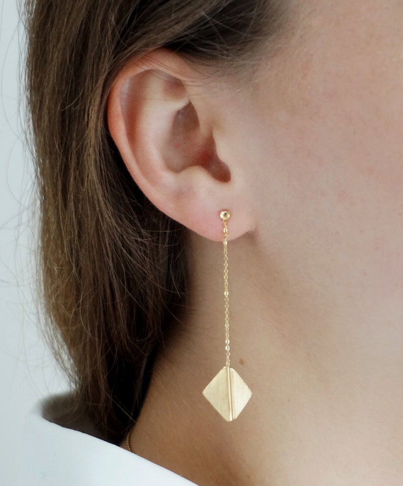 Paire de pendants ORIGAMI - De Maarse Paris, le bijou d'artiste qui vous rend unique