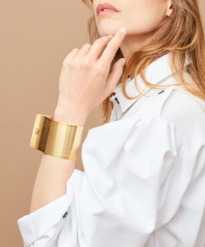 bracelet MANCHETTE 6 CM - De Maarse Paris, le bijou d'artiste qui vous rend unique