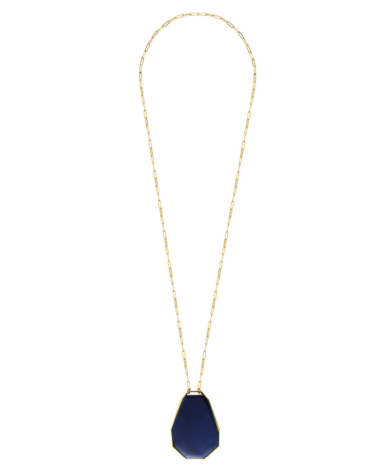 Medallion necklace EMAIL - De Maarse Paris, the artist's jewel that makes you unique
